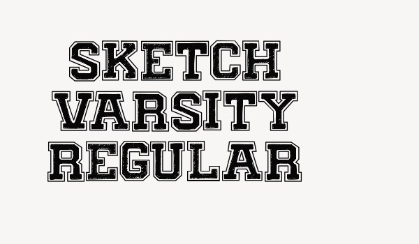 Sketch Varsity Regular Font