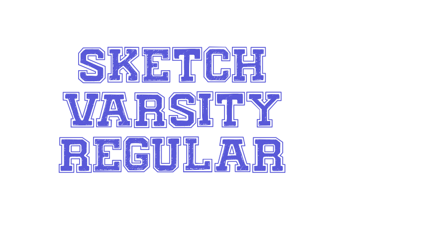 Sketch Varsity Regular Font