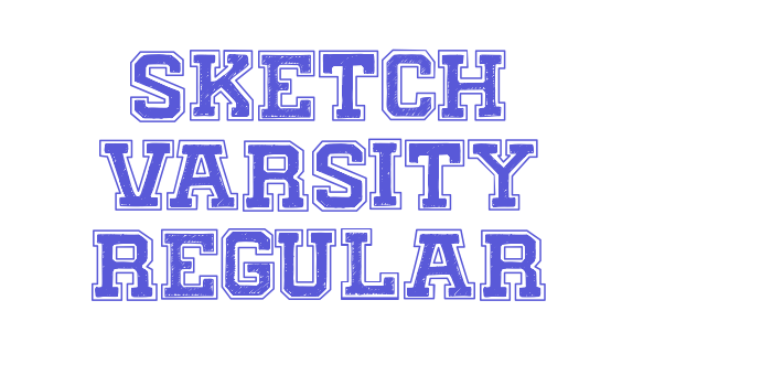 Sketch Varsity Regular Font Download