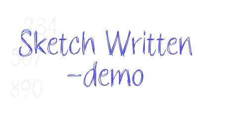 Sketch Written -demo-font-download