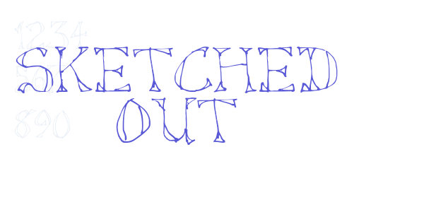 Sketched Out font free