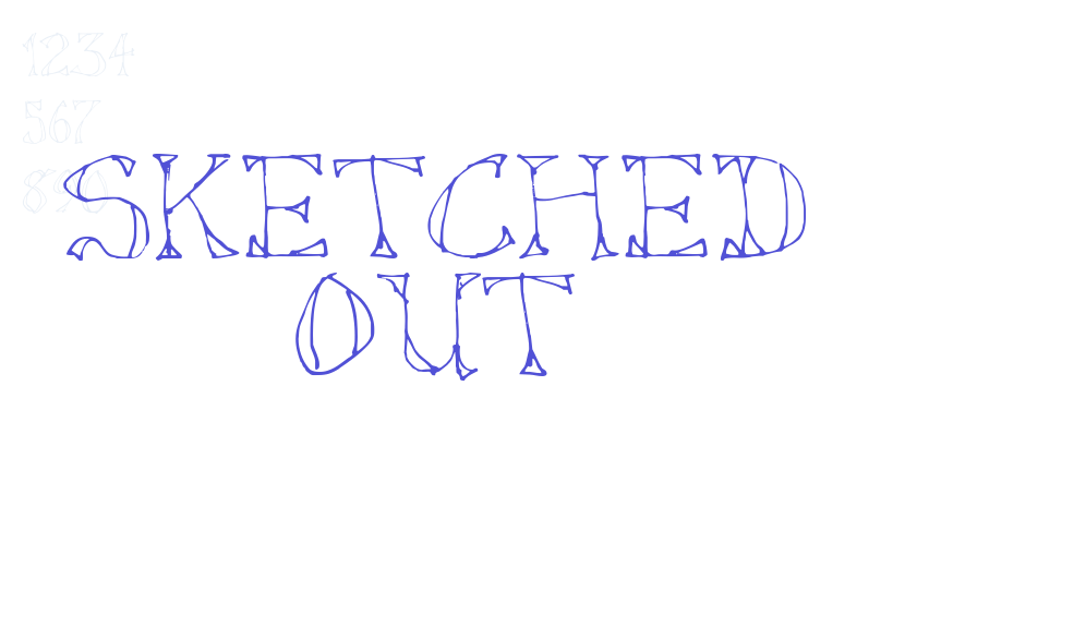 Sketched Out-font-download