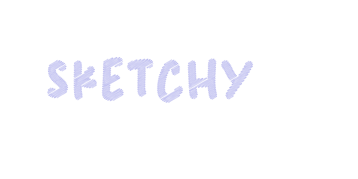 Sketchy Font