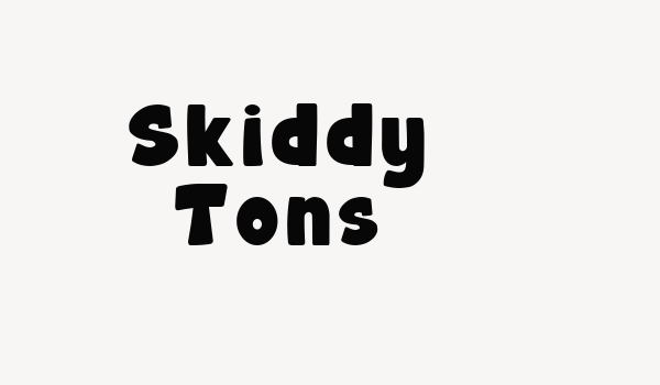 Skiddy Tons Font