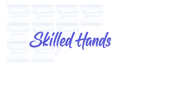 Skilled Hands font