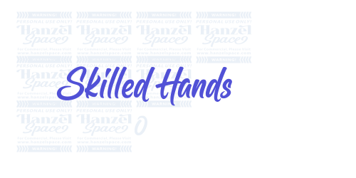 Skilled Hands-font-download