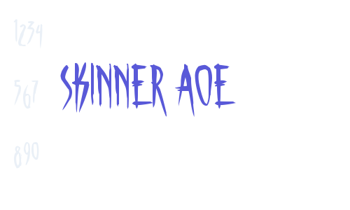 Skinner AOE Font Download