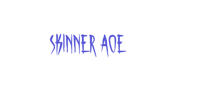 Skinner AOE Font Download