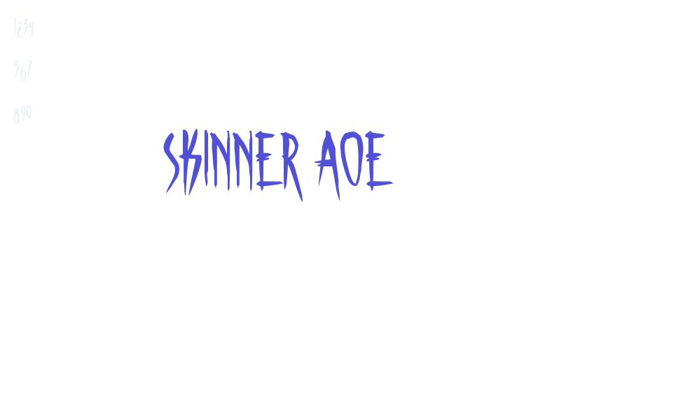 Skinner AOE-font-download