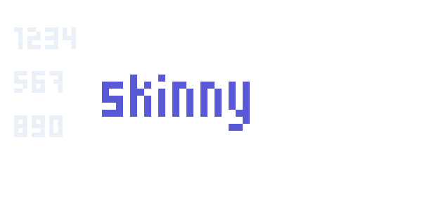 Skinny font free