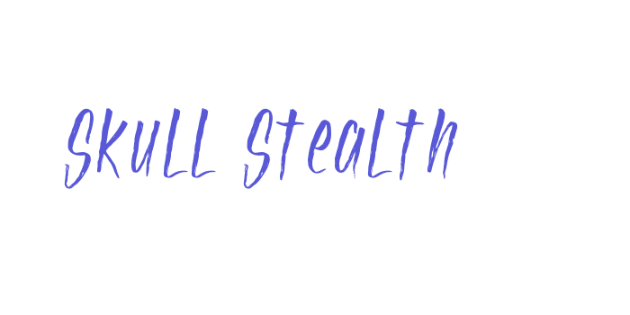 Skull Stealth Font Download