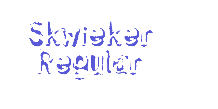 Skwieker Regular Font