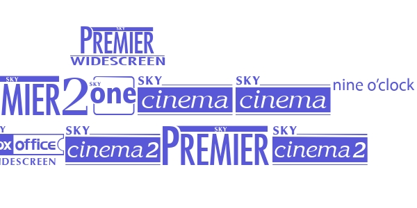 Sky 1998 Channel Logos font free