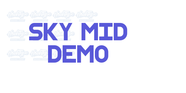 Sky Mid Demo font free