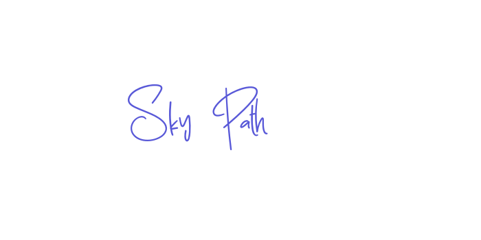 Sky Path Font Download