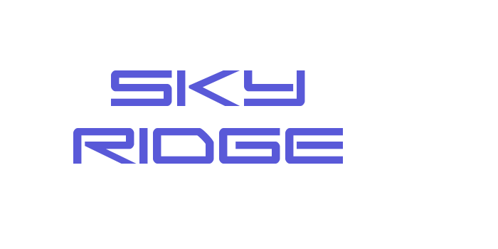 Sky Ridge Font Download