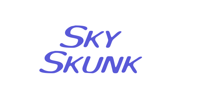 Sky Skunk Font Download