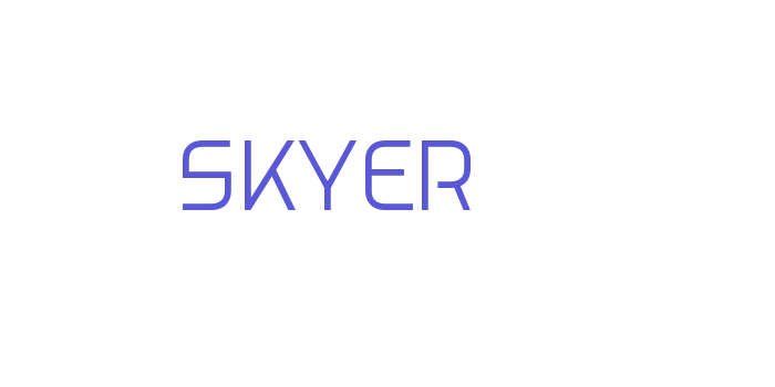 Skyer Font Download