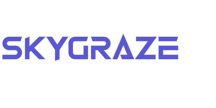 Skygraze Font