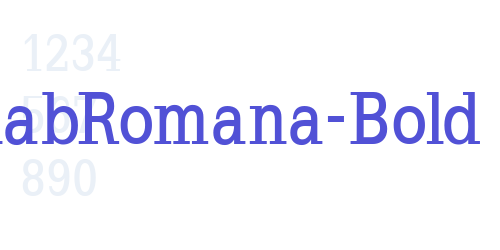 SlabRomana-Bold-font-download