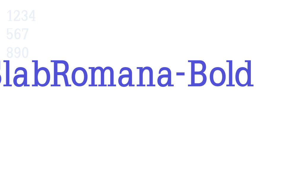 SlabRomana-Bold-font-download