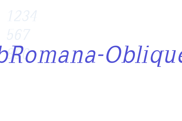 SlabRomana-Oblique
