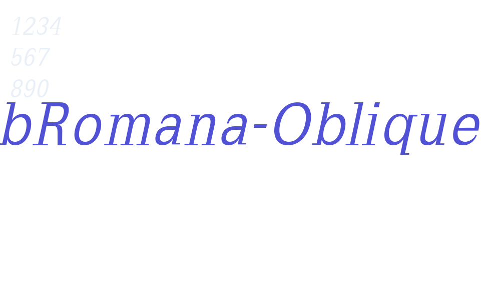 SlabRomana-Oblique-font-download