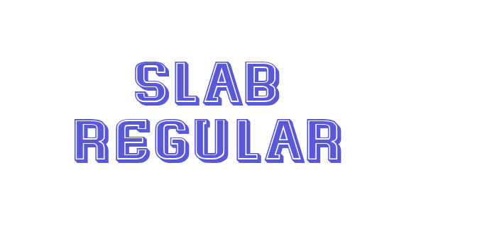 Slab Regular Font Download