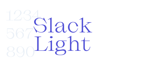 Slack Light-font-download