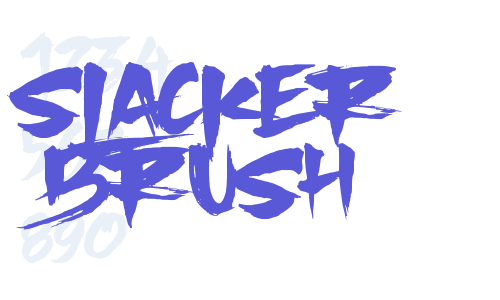 Slacker Brush Font