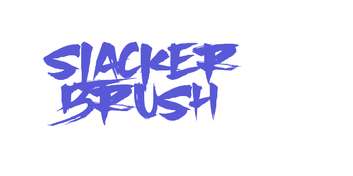 Slacker Brush Font Download