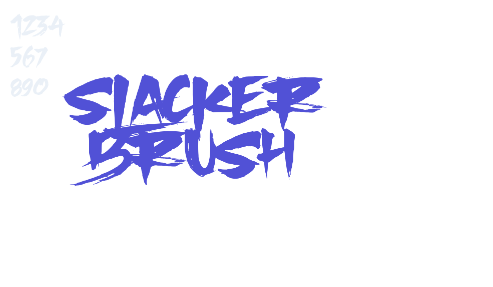 Slacker Brush-font-download