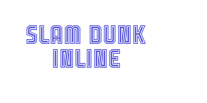 Slam Dunk Inline Font Download