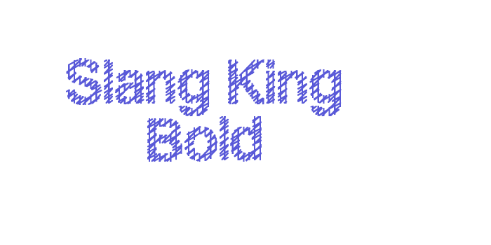 Slang King Bold Font Download