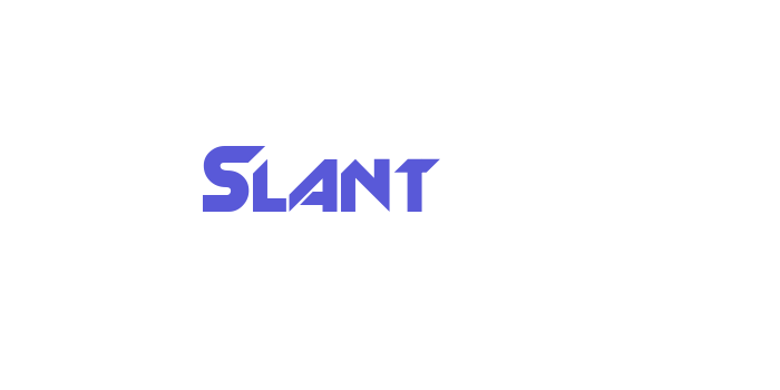 Slant Font Download