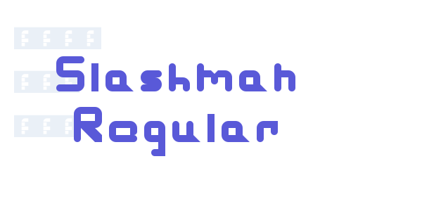 Slashman Regular font free