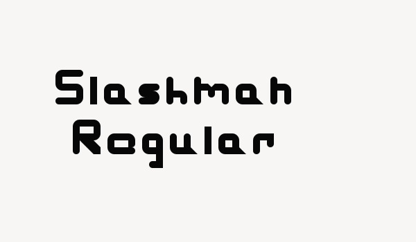 Slashman Regular Font