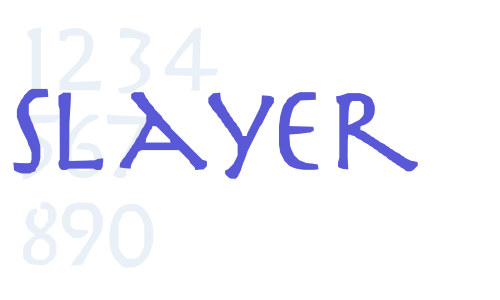 Slayer Font Download