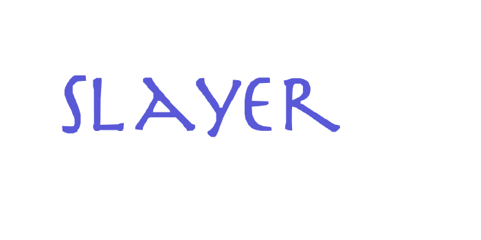 Slayer Font Download