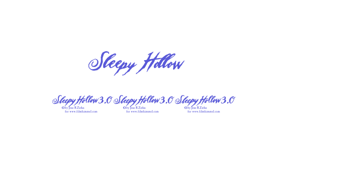 Sleepy Hollow 3.0 Font Download