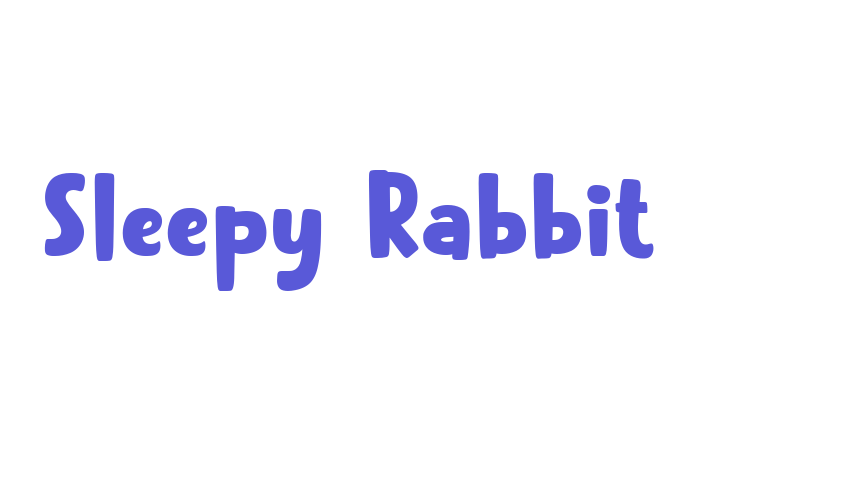 Sleepy Rabbit Font