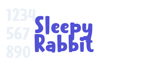 Sleepy Rabbit-font-download
