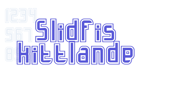 Slidfis kittlande font free