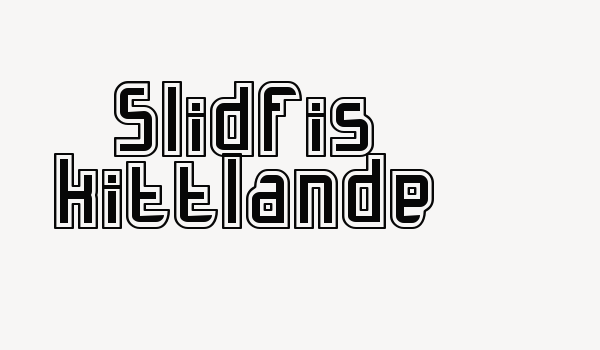 Slidfis kittlande Font