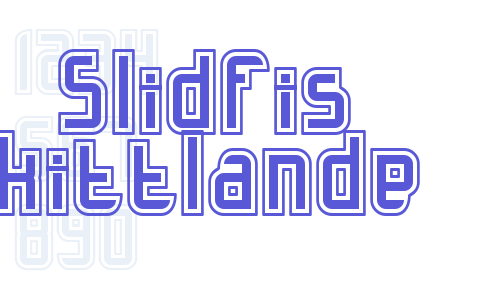 Slidfis kittlande Font Download