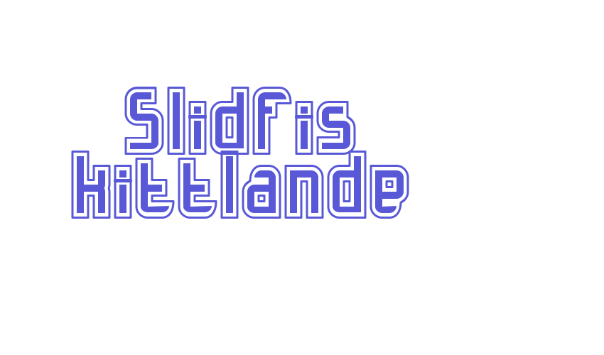 Slidfis kittlande Font Download