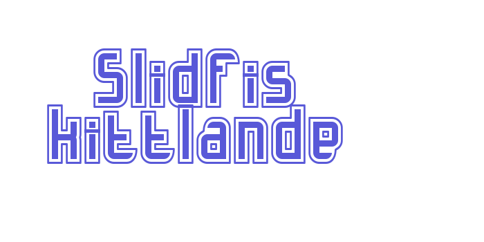 Slidfis kittlande Font Download