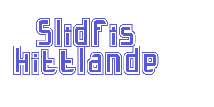 Slidfis kittlande Font