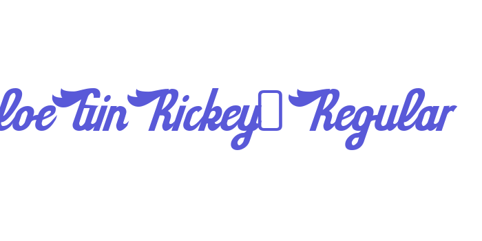 SloeGinRickey-Regular Font Download