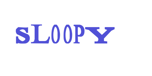Sloopy-font-download